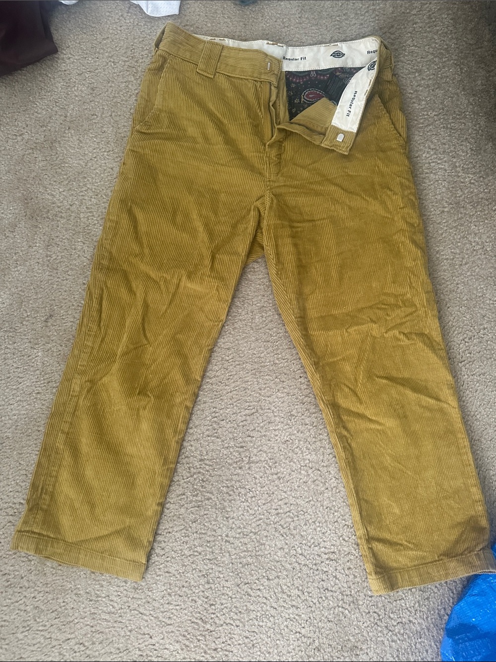 Dickies Regular Fit Corduroy Size 6